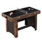 3-in-1 Game Table 54 Inch Air Hockey Foosball Table Tennis Brown